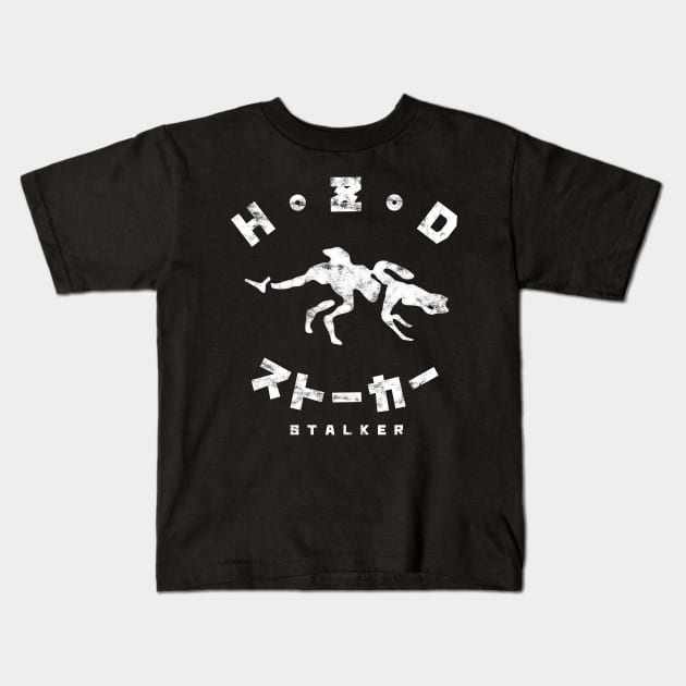 Horizon Zero Dawn Stalker Kanji Kids T-Shirt by StebopDesigns